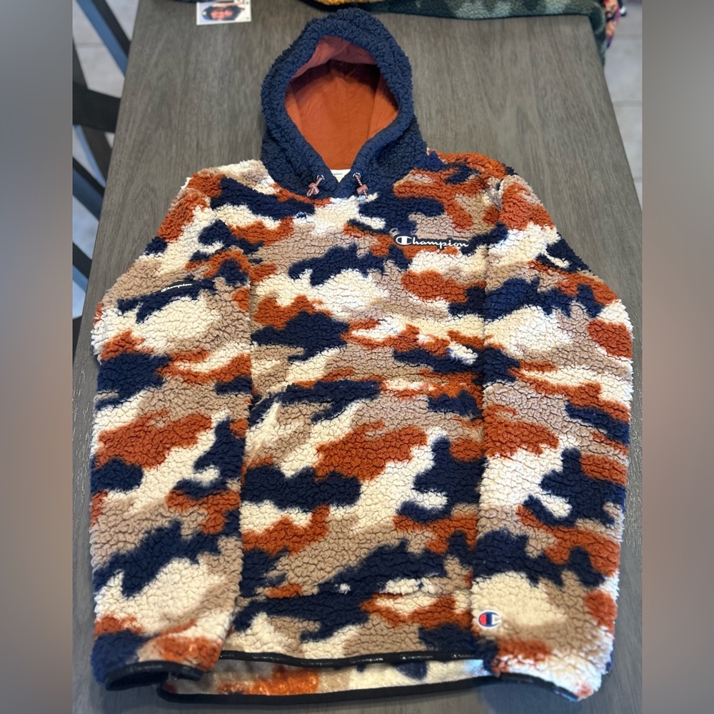 Champion Heritage Sherpa camo hoodie